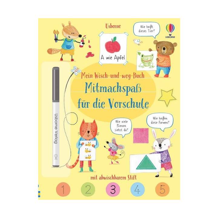 Mein Wisch-und-weg-Buch: Mitmachspass für die Vorschule