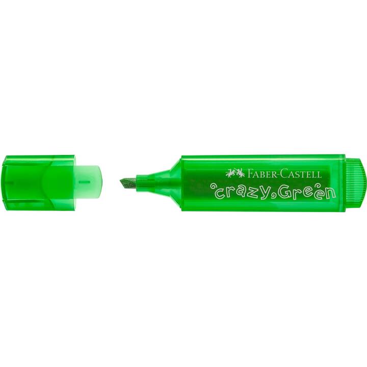 FABER-CASTELL Surligneur 1546 Superfluorescent (Vert, 1 pièce)