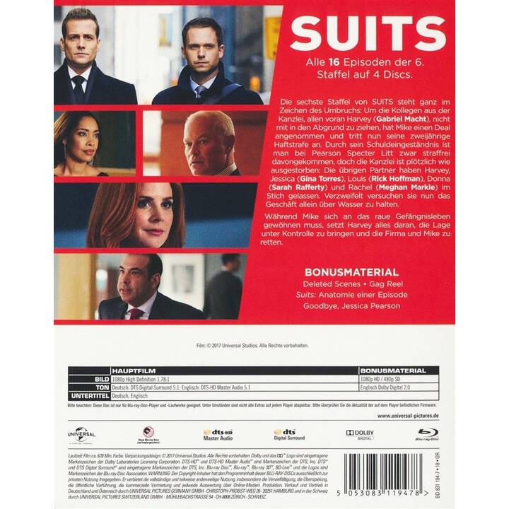 Suits Staffel 6 (DE, EN)
