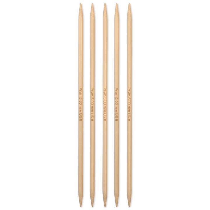 PRYM GROUP Stricknadel Bambus (0.5 cm, Braun)