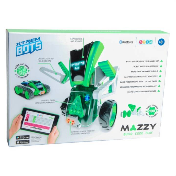 Xtrem Bots Robot Roboter Mazzy Ir 35 Cm Bluetooth Interdiscount 0316