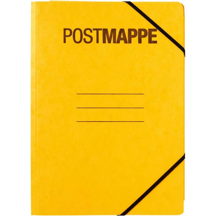 PAGNA Cartellina con elastico (Giallo, A4, 1 pezzo)