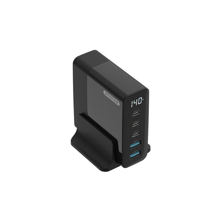 SITECOM 140W GaN Hub caricabatteria (USB C, USB A)