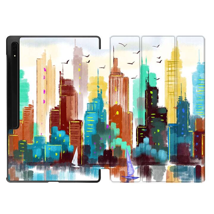 EG coque pour Samsung Galaxy Tab S8 Ultra 14.6" (2022) - Multicolore - Peinture