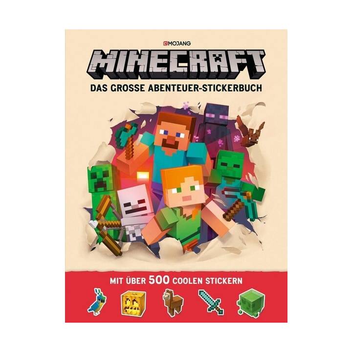 Minecraft - Das grosse Abenteuer-Stickerbuch