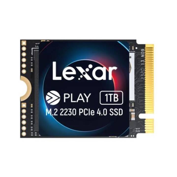 LEXAR PLAY 2230 (PCI Express, 1000 GB, Schwarz)
