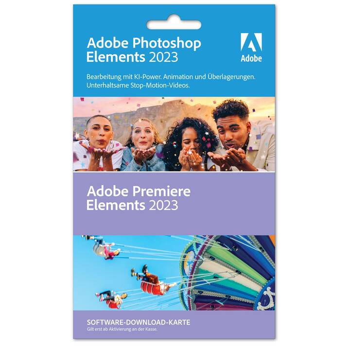 ADOBE Photoshop & Premiere Elements 2023 Mac (Vollversion, 1x, Deutsch
