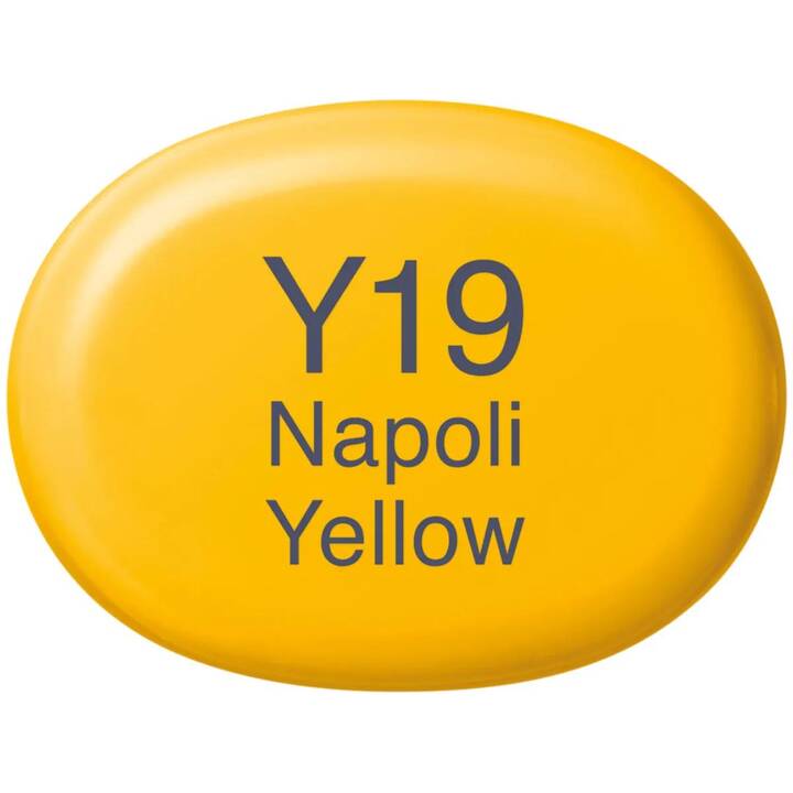 COPIC Marqueur de graphique Sketch Y19 Napoli Yellow (Jaune, 1 pièce)