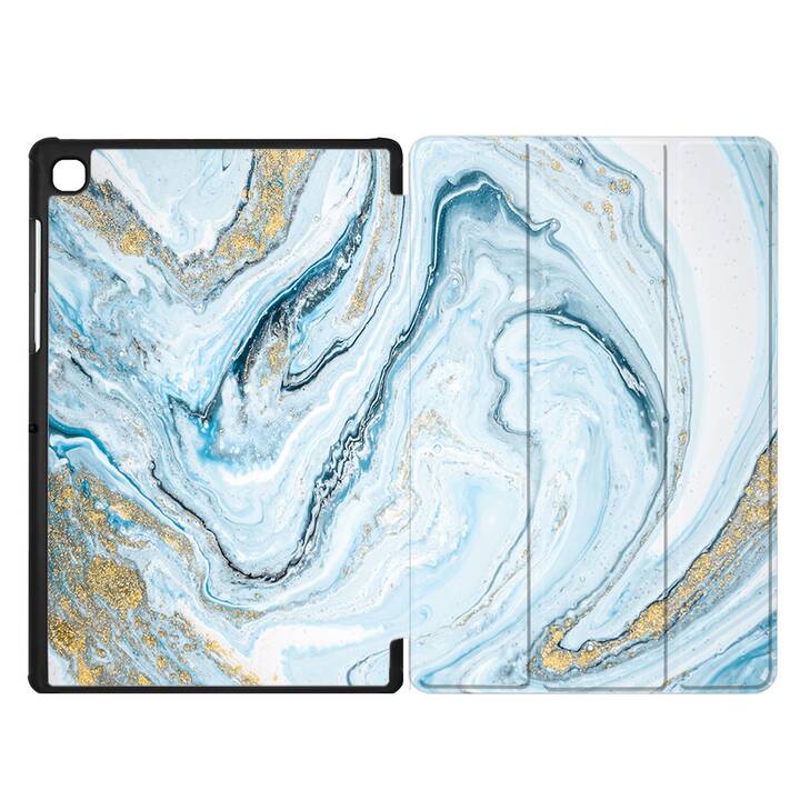 EG cover per Samsung Galaxy Tab A7 Lite 8.7" (2021) - blu - marmo