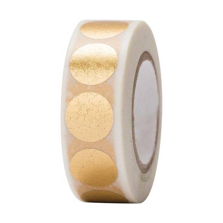 RICO DESIGN Washi Tape (Doré, 10 m)