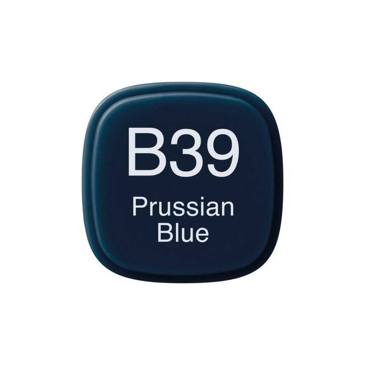 COPIC Grafikmarker Classic B39 Prussian Blue (Preussischblau, 1 Stück)
