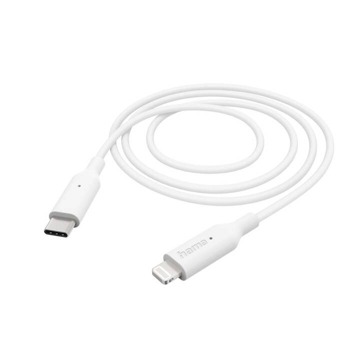 HAMA Câble (USB Typ-C, Lightning, 1 m)