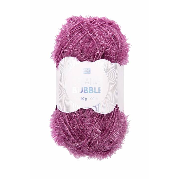 RICO DESIGN Wolle Creative Bubble (50 g, Violett, Lila)