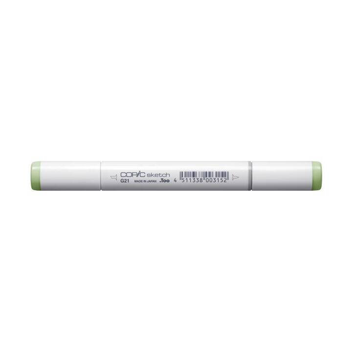 COPIC Marqueur de graphique Sketch G21 Lime Green (Vert, 1 pièce)