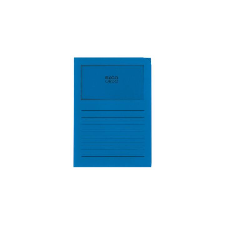 ELCO Cartellina trasparente Classico (Blu, A4, 100 pezzo)