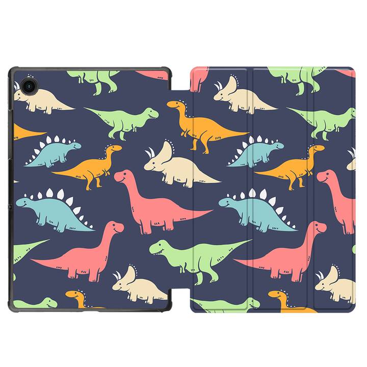 EG coque pour Samsung Galaxy Tab A8 10.5" (2021) - dessin animé - bleu