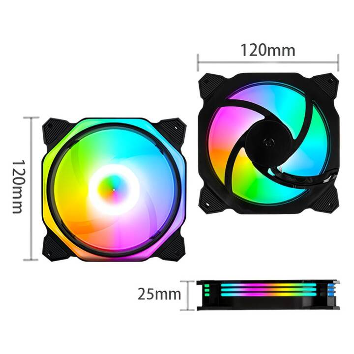 EG RGB-Computerlüfter (120 mm)