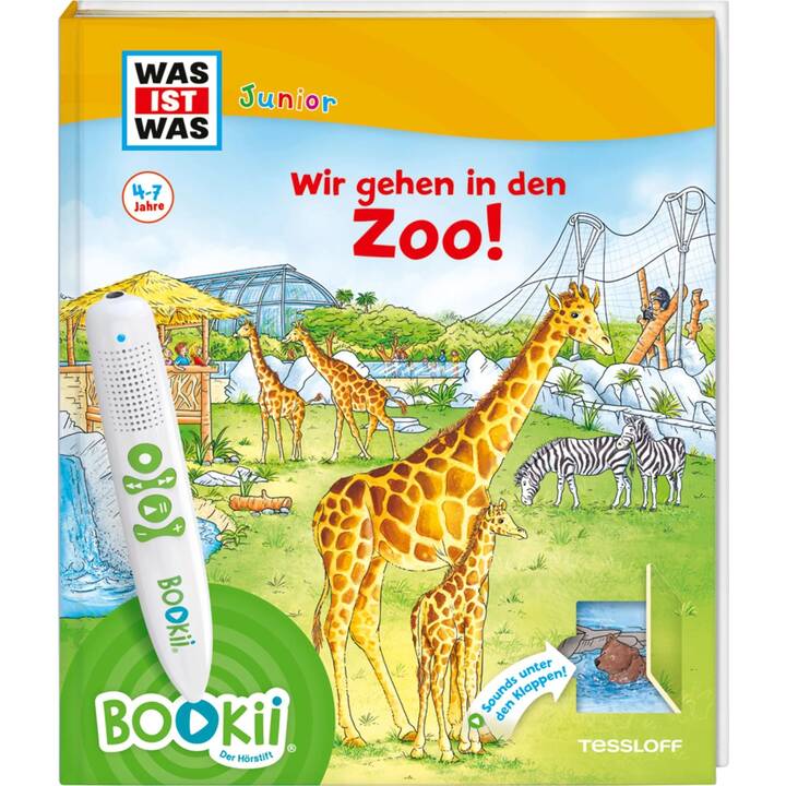 BOOKii® WAS IST WAS Junior Wir gehen in den Zoo!