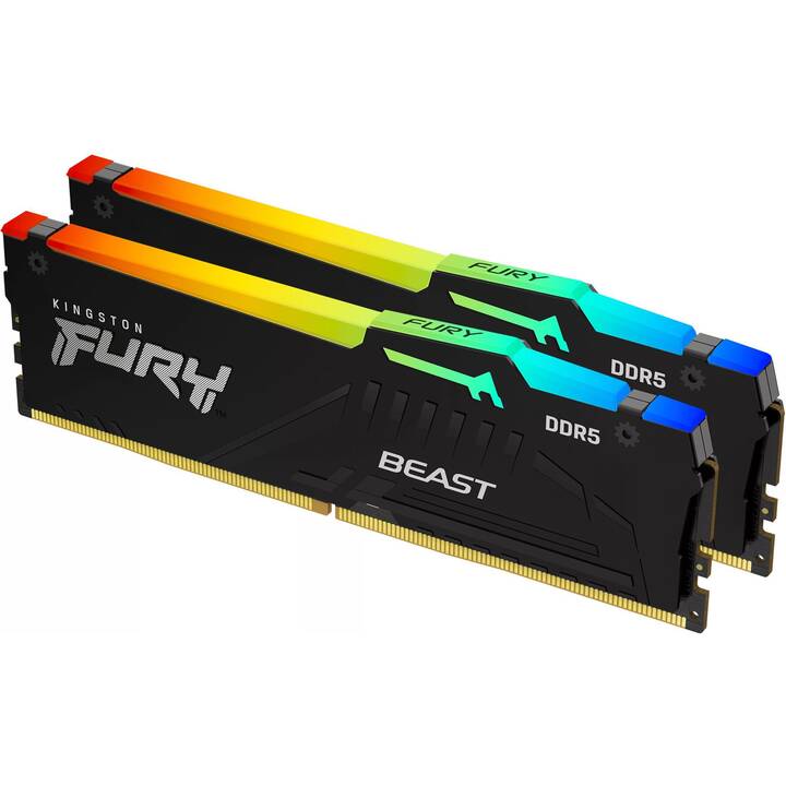 KINGSTON TECHNOLOGY Fury Beast Expo KF564C32BBEAK2-32 (2 x 16 GB, DDR5 6800 MHz, DIMM 288-Pin)