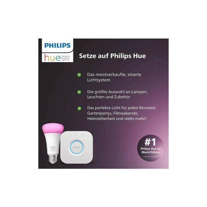 PHILIPS HUE Plafonnier White Ambience Aurelle (Noir) - Interdiscount