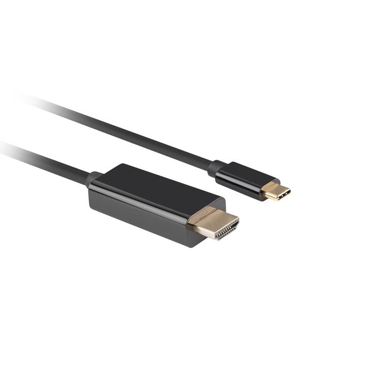 LANBERG Verbindungskabel (USB-C, HDMI Typ-A, 0.5 m)