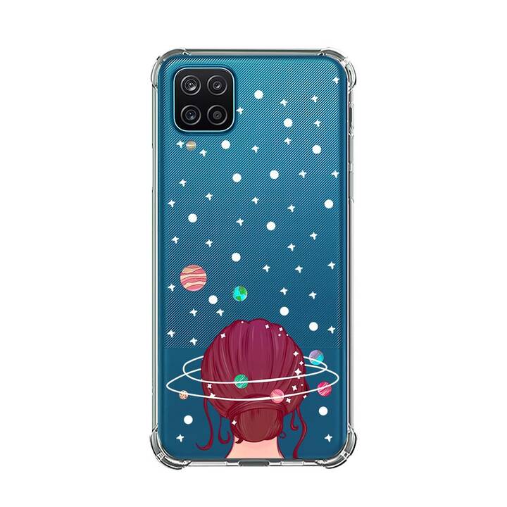 EG Backcover (Galaxy A12, Puppe, Transparent)