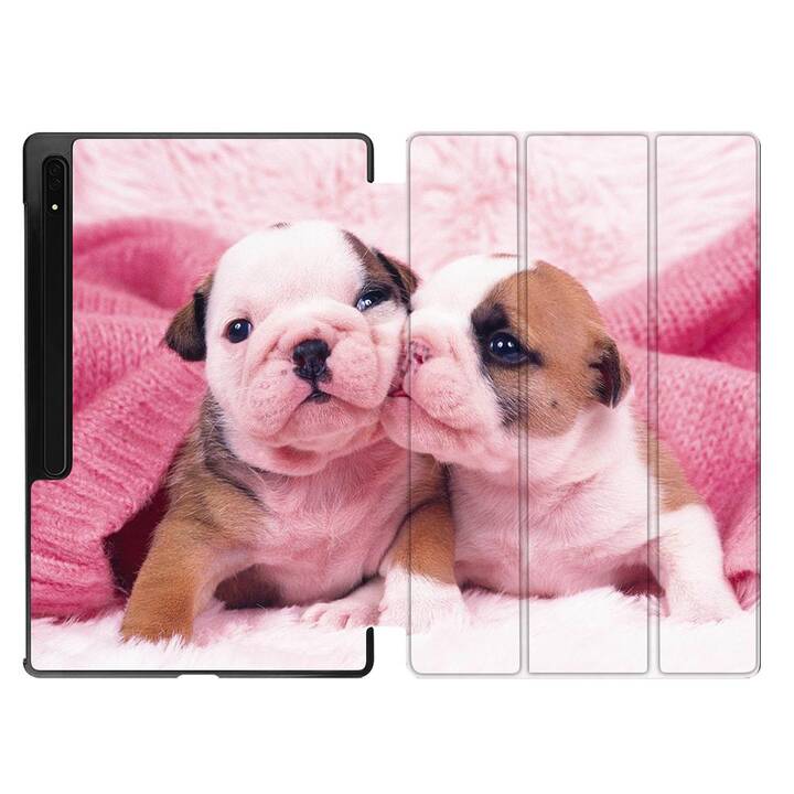 EG Custodia (11", Galaxy Tab S9, Cani, Rosa)