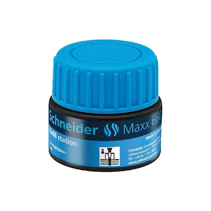 SCHNEIDER Inchiostro Maxx 660 (Blu, 30 ml)