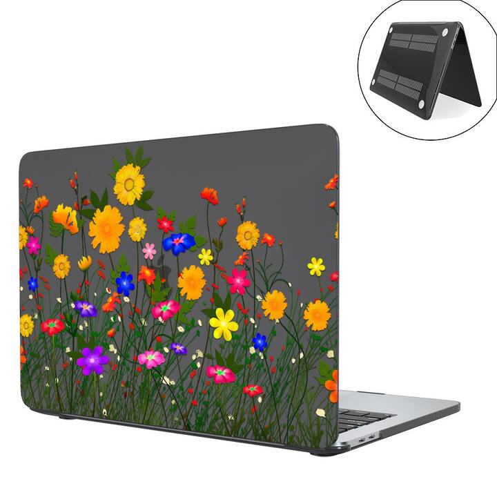 EG Hülle für MacBook Pro 13" (2019) - Gelb - Blumen