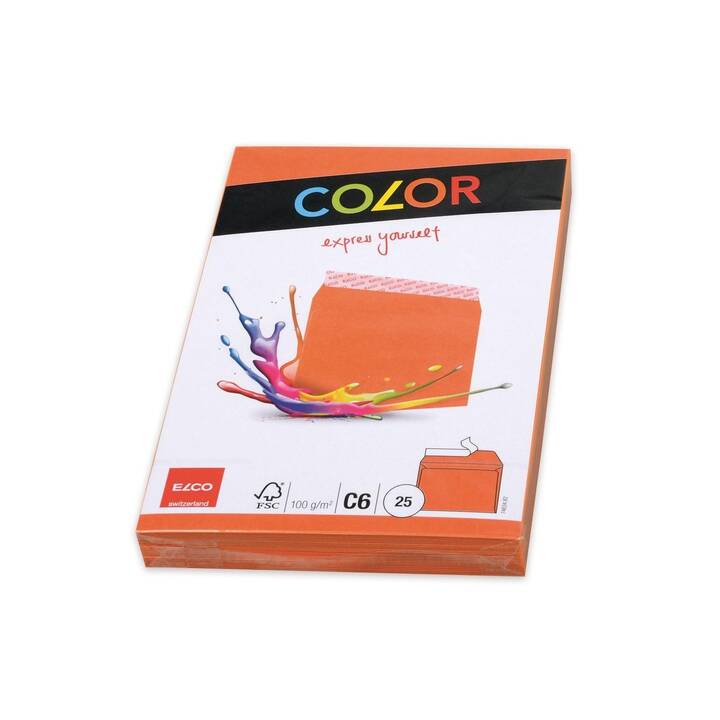 ELCO Enveloppes Color Optifix (C6, 25 pièce)