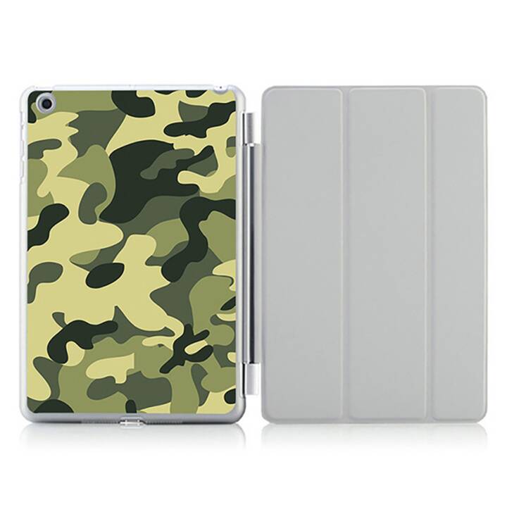 EG iPad Cover pour Apple iPad 9.7 "Air 2 - motif camouflage vert