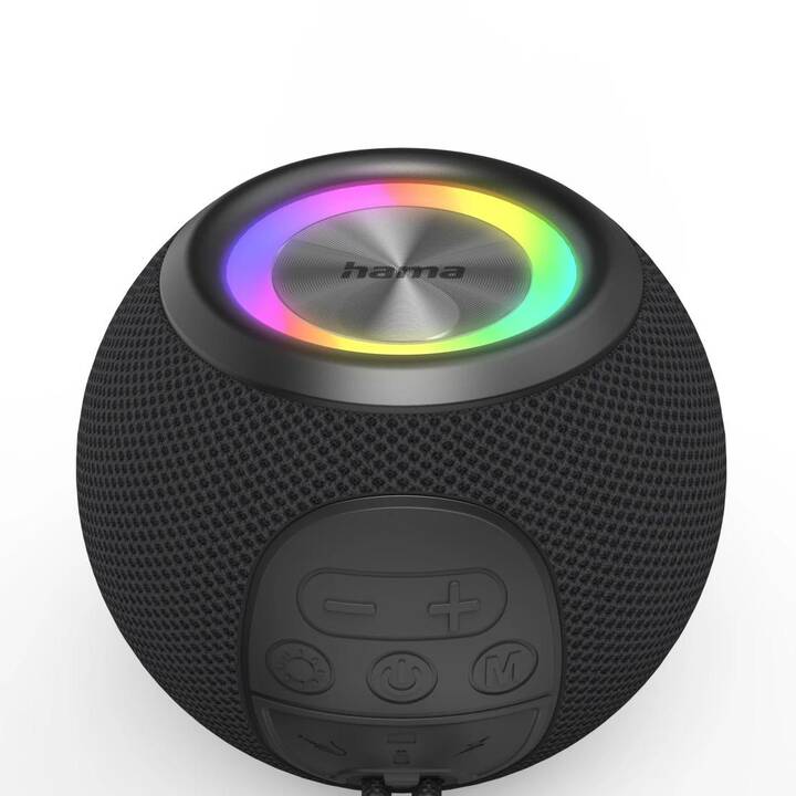 HAMA Ball Shape Speaker (Schwarz)