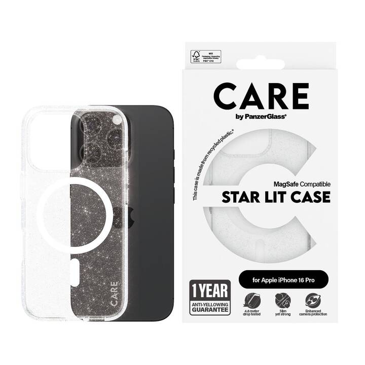 CARE Backcover MagSafe (iPhone 16 Pro, Transparent)