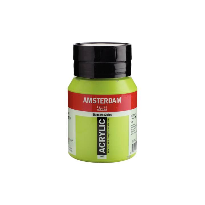 AMSTERDAM Colore acrilica (500 ml, Giallo, Verde)