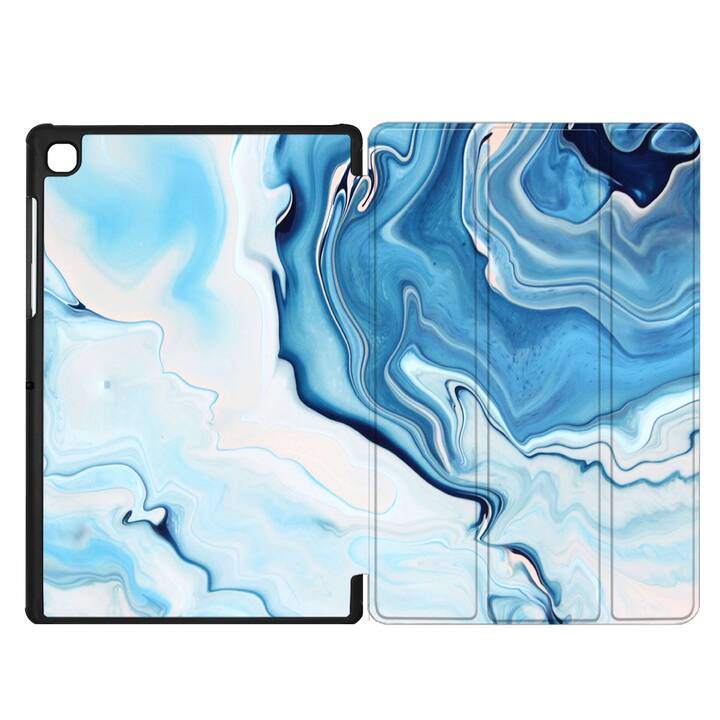 EG coque pour Samsung Galaxy Tab A7 Lite 8.7" (2021) - bleu - liquide