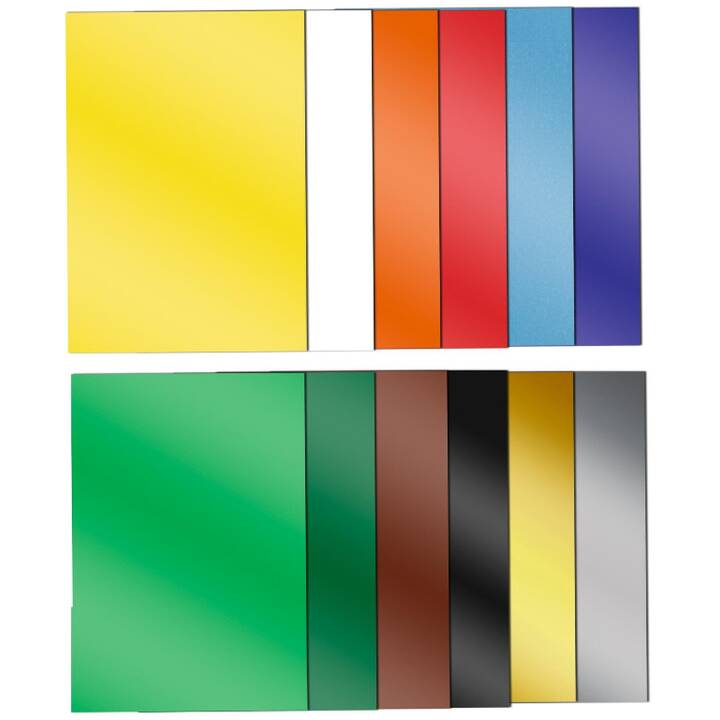 URSUS Glanzpapier (Mehrfarbig, 12 Stück)