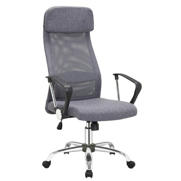 SALESFEVER Fauteuil de bureau piovant (Gris)