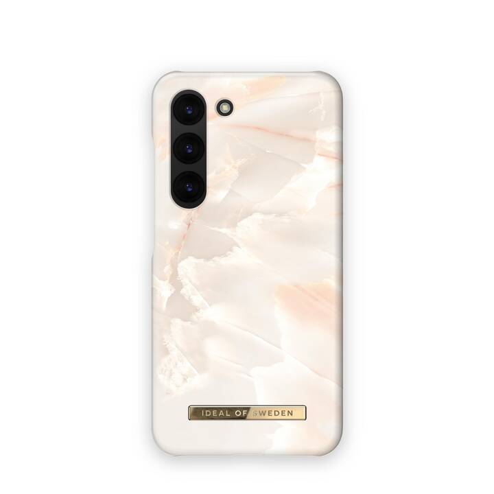 IDEAL OF SWEDEN Backcover Pearl Marble (Galaxy S23+, Gemustert, Rosa)