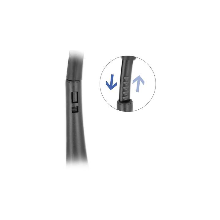DELOCK Office Headset (On-Ear, Kabel, Schwarz)