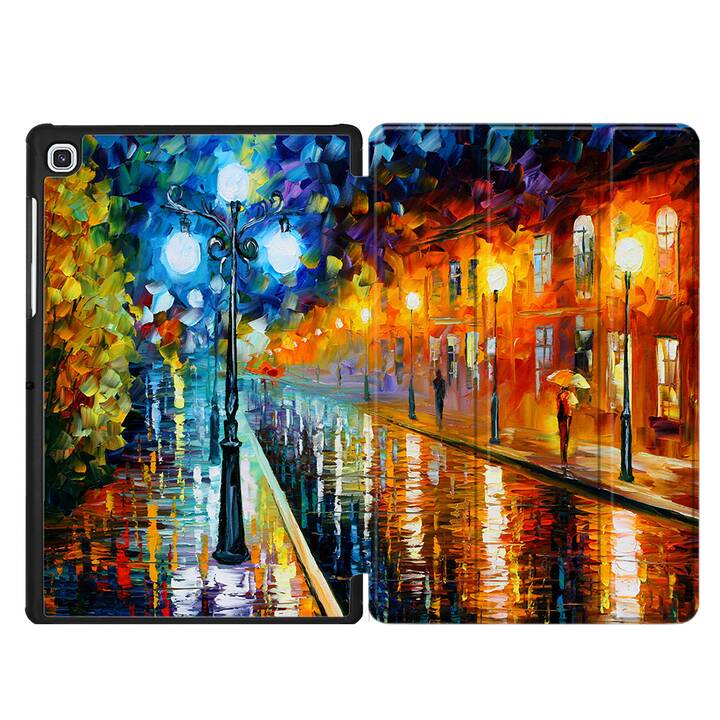 EG Coque pour Samsung Galaxy Tab S6 Lite 10.4" (2020) - Peinture ville orange