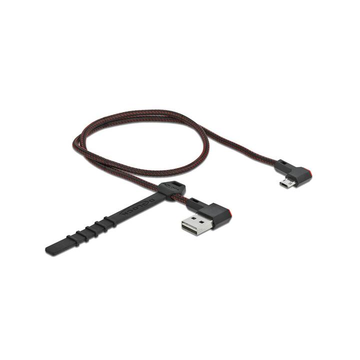 DELOCK USB-Kabel (USB A, MicroUSB 2.0 Typ-B, 0.5 m)