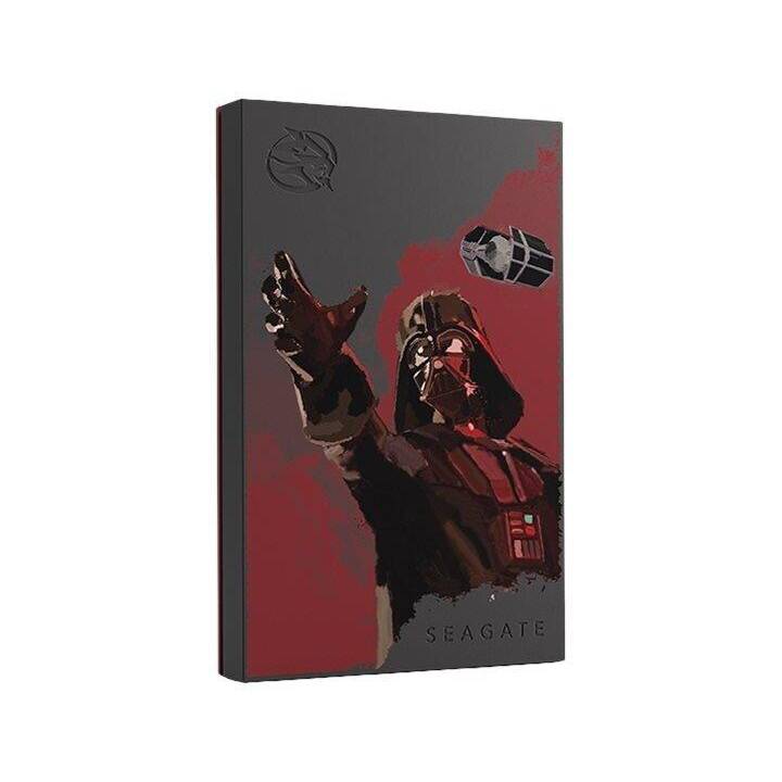 SEAGATE Darth Vader Special Edition FireCuda (USB, 2000 GB, Rot)