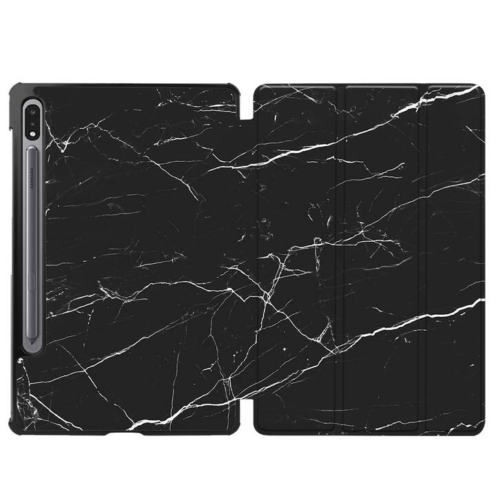 EG cover per Samsung Galaxy Tab S8+ 12.4" (2022) - nero - marmo