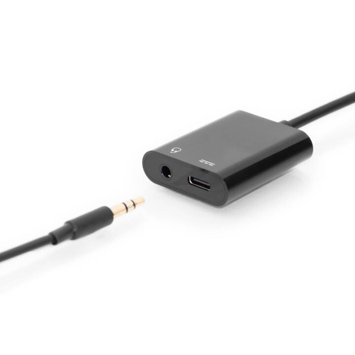 DIGITUS Adaptateur (Jack 3.5 mm, USB Type C, 0.2 m)