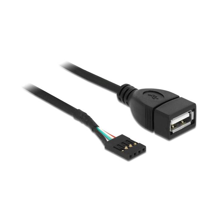 DELOCK Câble USB (USB de type A, USB 2.0 de type A, 20 cm)