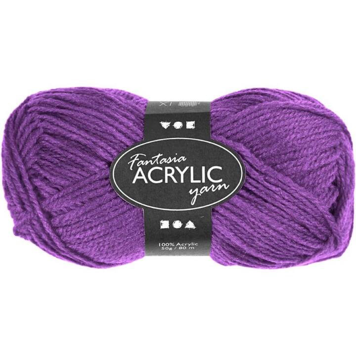 CREATIV COMPANY Wolle (50 g, Violett)