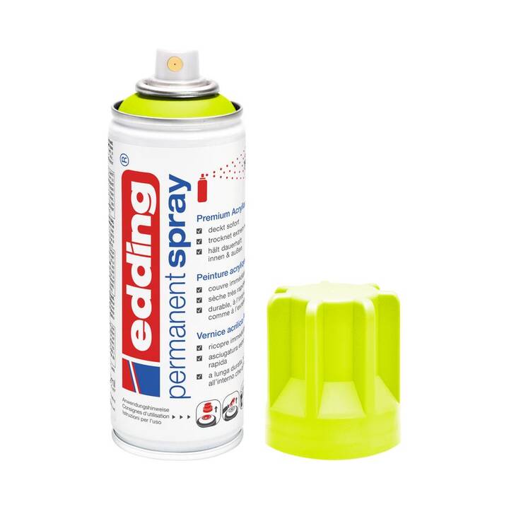 EDDING Spray colore (200 ml, Giallo, Giallo neon, Bianco)