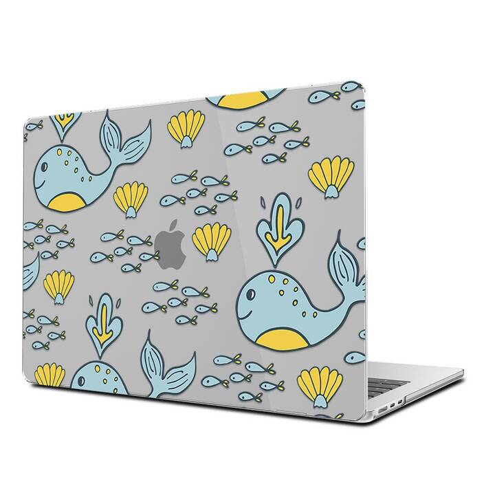 EG Coque rigide (Macbook Air 15" M2 2023, Art, Jaune)