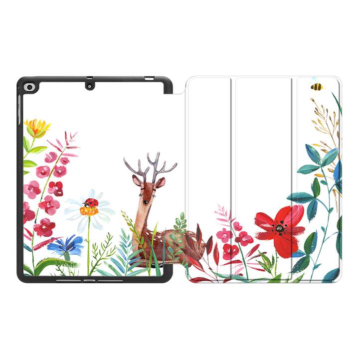 EG MTT Coque pour Apple iPad Air 3 2019 10.5" - Fleurs