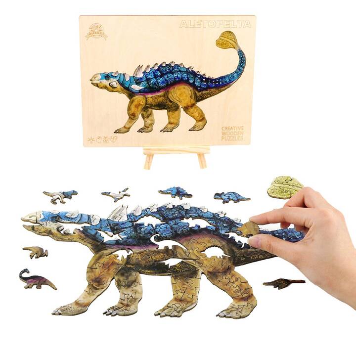 EG Puzzle (130 Teile) - blau - Dinosaurier